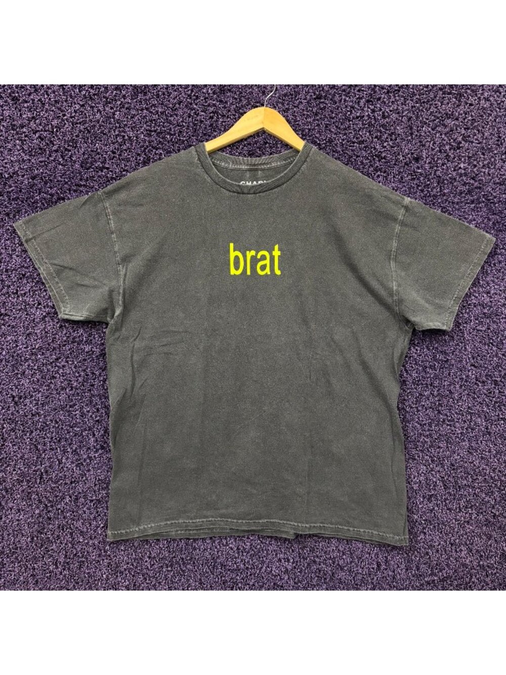 Charli XCX Brat Logo Double Sided T-Shirt Size Large